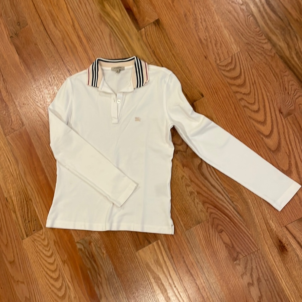 Burberry Cream color Long sleeved shirt